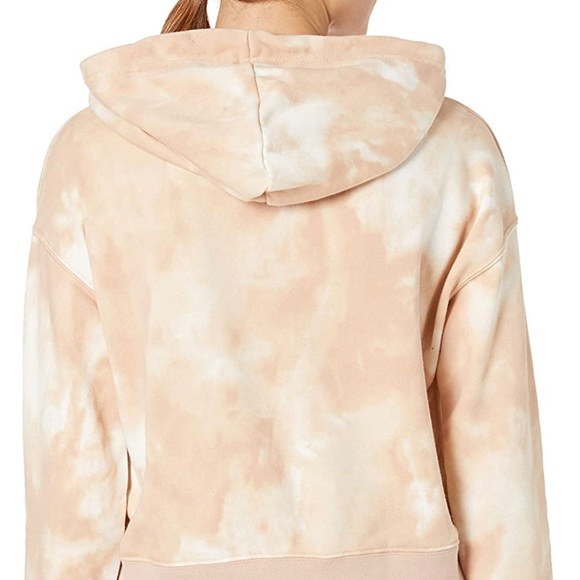 adidas Originals Women's All Over Print Tie Dye Crop Hoodie XL - Picture 4 of 8